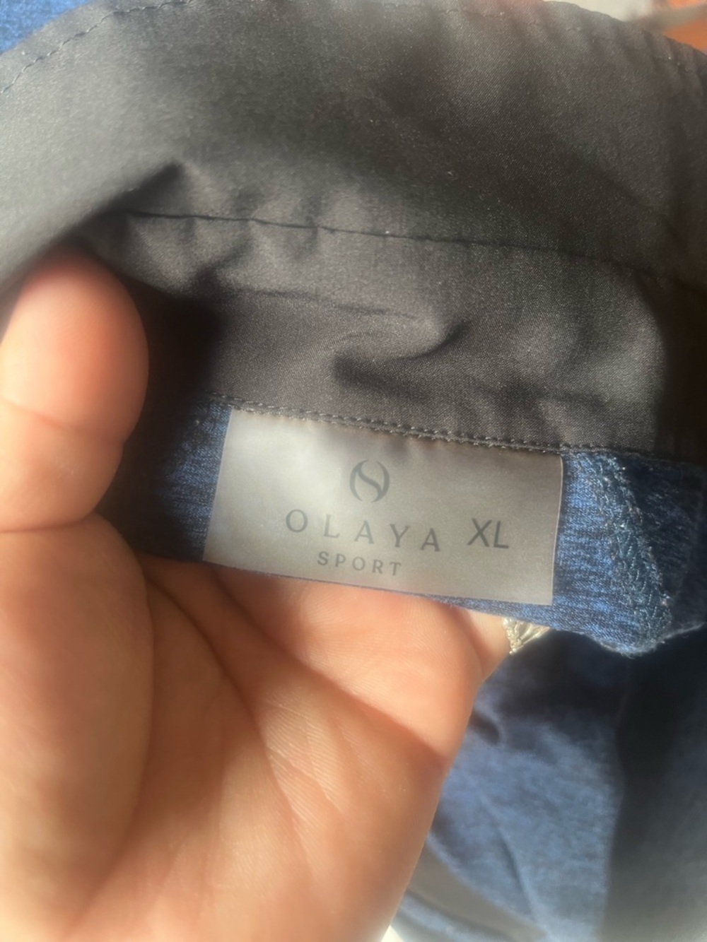 OLAYA Sport Navy Blue Active Top - Picture 5 of 6